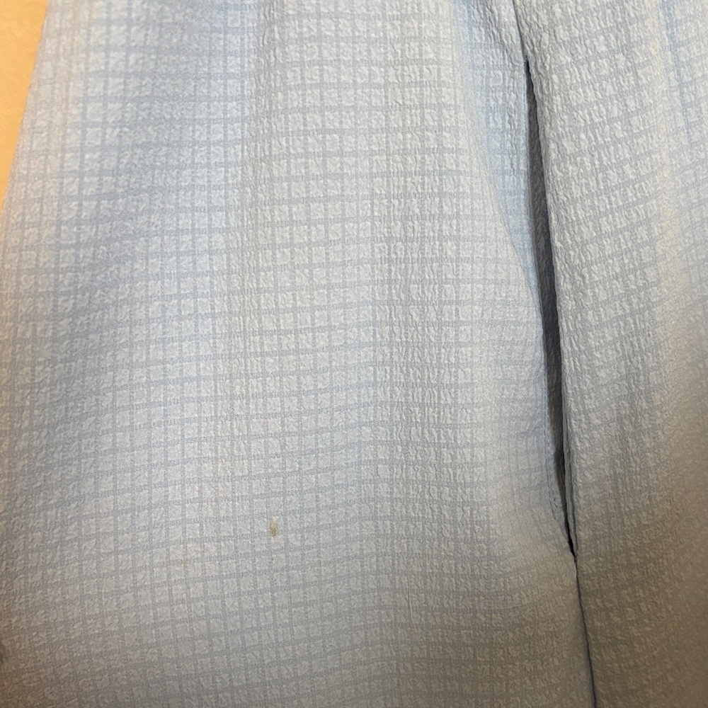Blue Ruffled Midi Dress - Picture 5 of 6